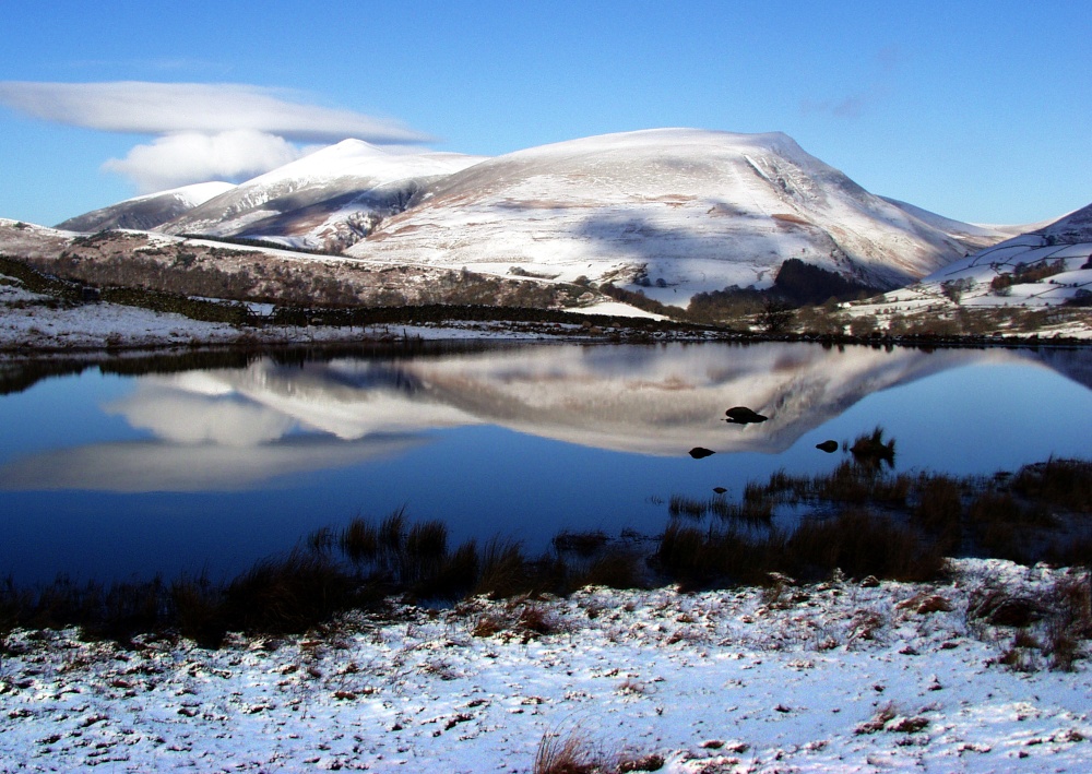 Longscale Fell & Tewert Tarn near Castlerigg, Cumbria