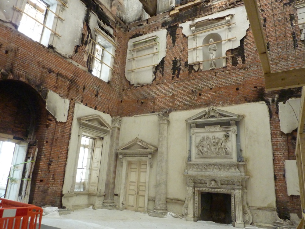 The Marble hall, another view - Clandon Park, 6th September 2017 photo by Brian Gudgeon