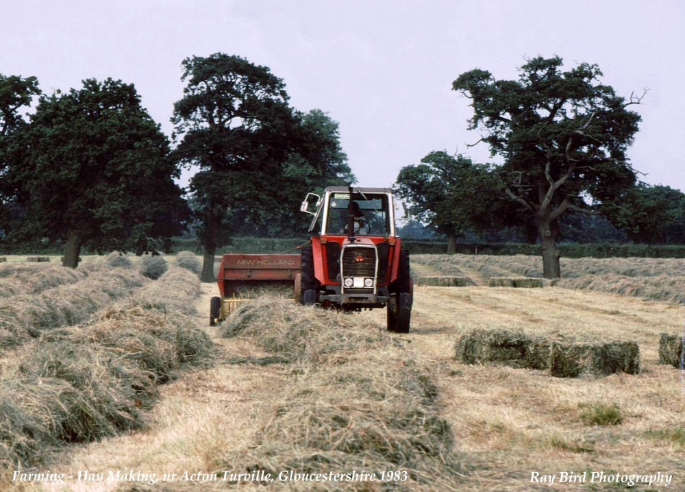 Farming, Acton Turville, Gloucestershire 1983