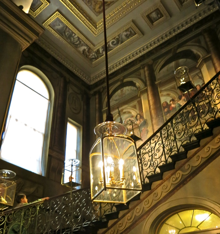 Royal Stairway in Kensington Palace, London