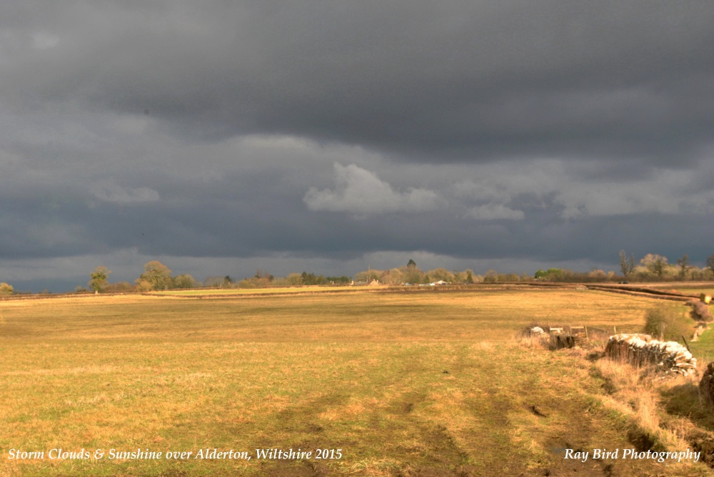 Storms Clouds over Alderton, Wiltshire 2015