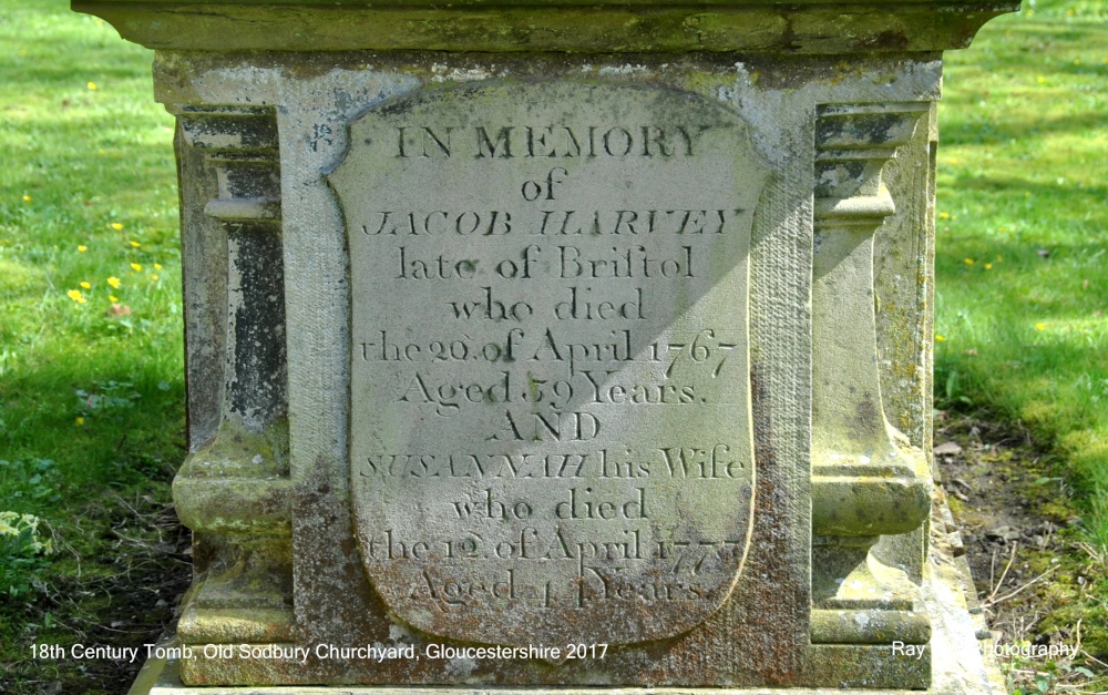 18th Century Tomb, St John the Baptist Churchyard, Old Sodbury, Gloucestershire 2017