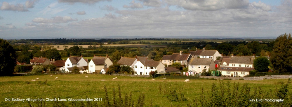 Old Sodbury Village from Church Lane, Gloucestershire 2011