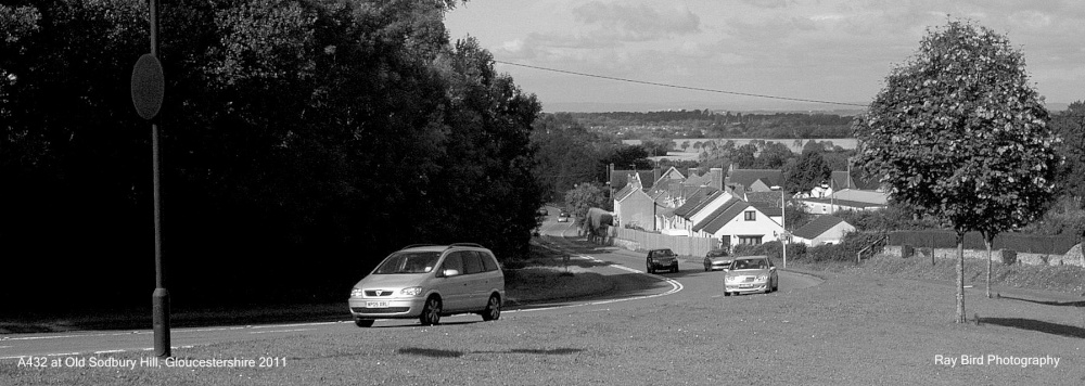 A432 at Old Sodbury Hill, Gloucestershire 2011