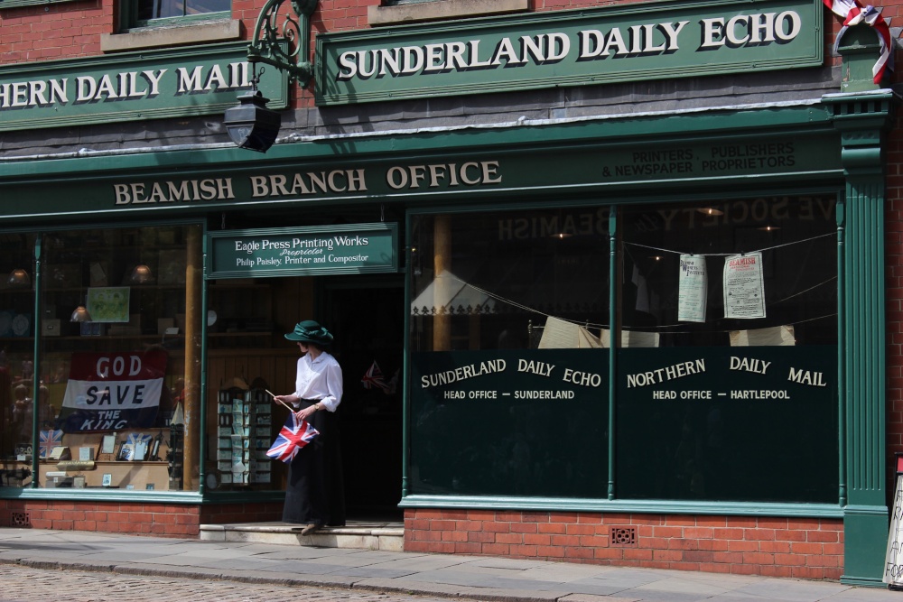 Waiting for the parade, Beamish Museum
