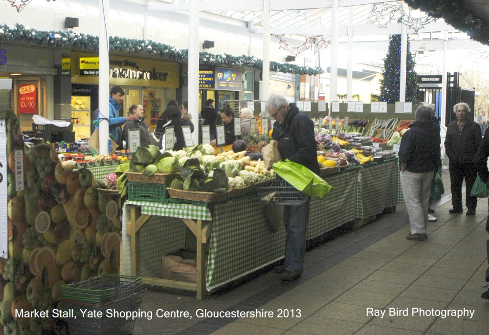 Market Stall, Yate Shopping Centre, Gloucestershire 2013