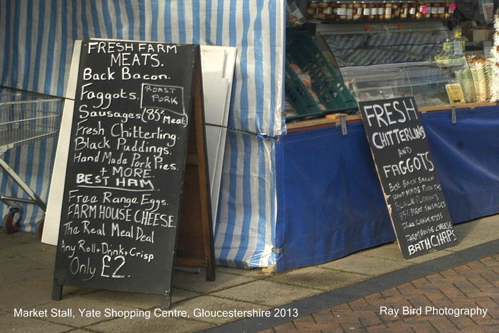 Market Stall Prices, Yate Shopping Centre, Gloucestershire 2013