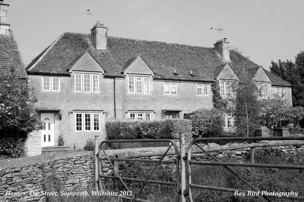 Houses, The Street, Sopworth, Wiltshire 2012