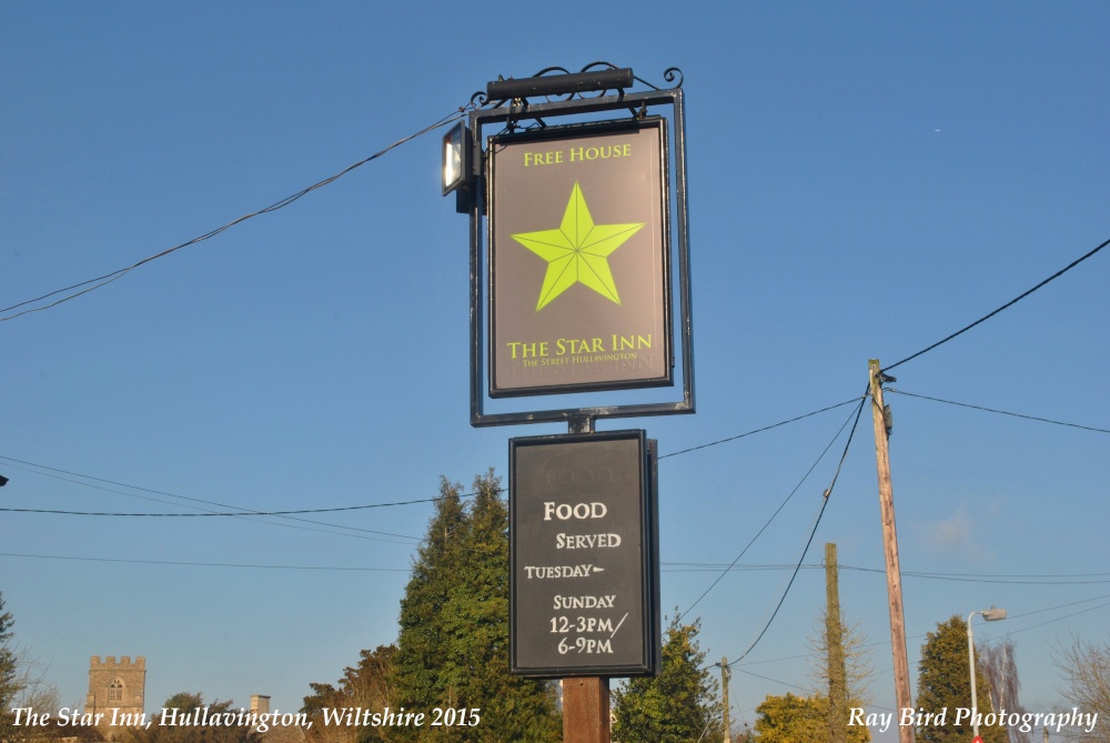 The Star Inn Sign, The Street, Hullavington, Wiltshire 2015