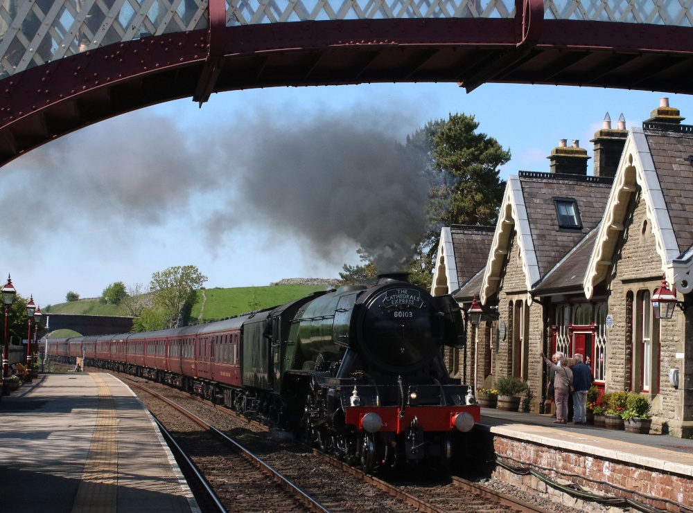 Photograph of Flying Scotsman, Kirkby Stephen