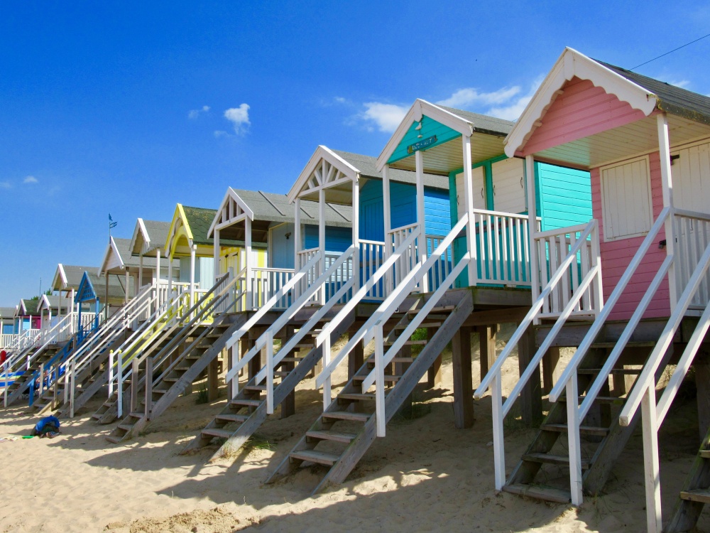 Photograph of Wells-next-the-sea,(beach huts)