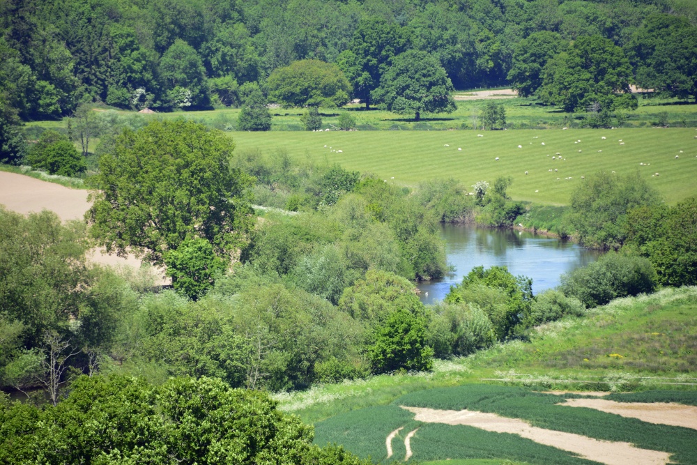 View from Goodrich Castle