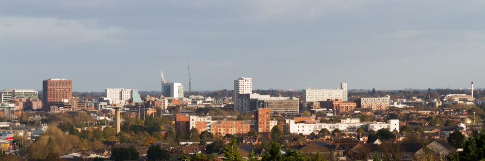 Panorama of Reading viewed from McIlroy Park