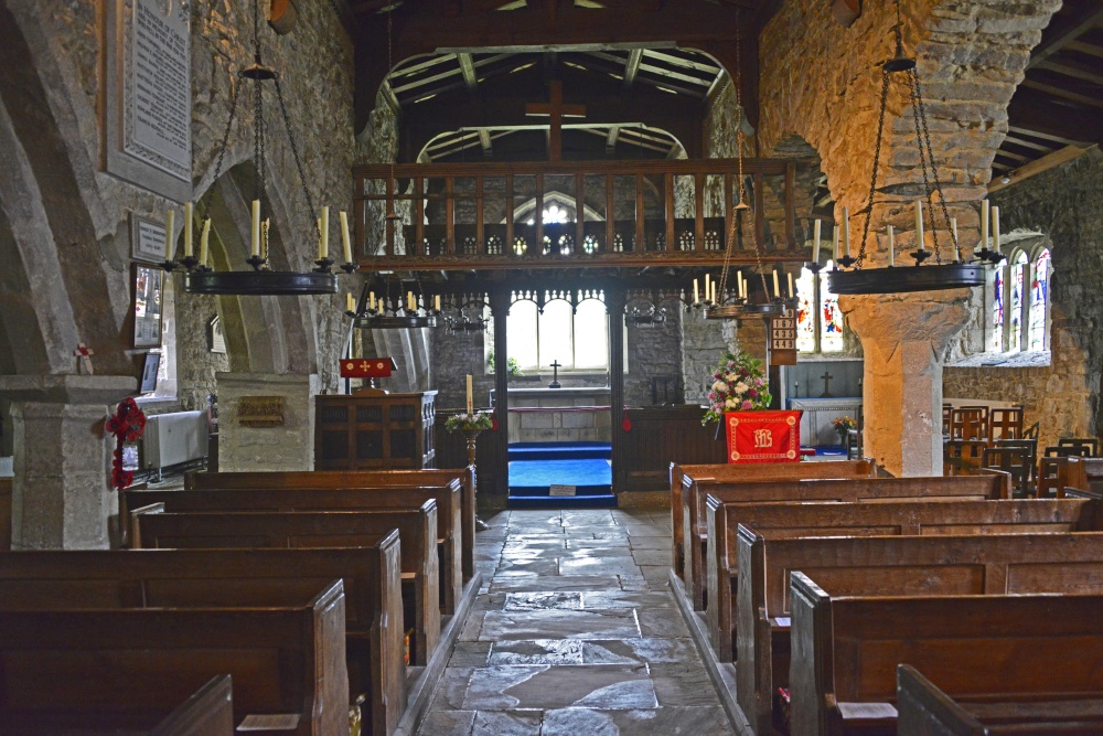 Photograph of Hubberholme Church, Wharfedale, Yorkshire