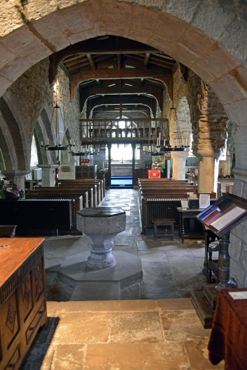 Hubberholme Church, Wharfedale, Yorkshire
