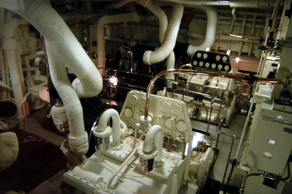 Royal Yacht Britannia - Engine Room