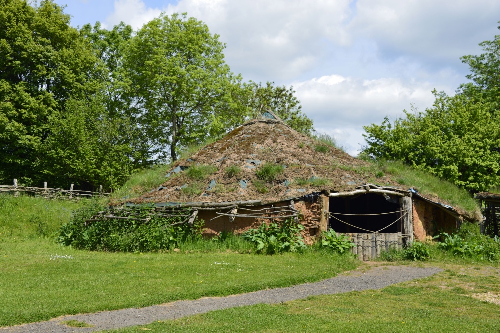 Photograph of Cinderbury Iron Age Village