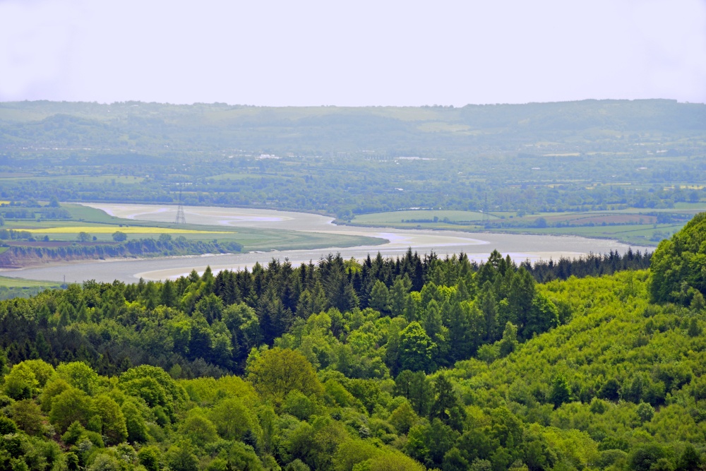 View of River Severn  from Plump Hill near Mitcheldean