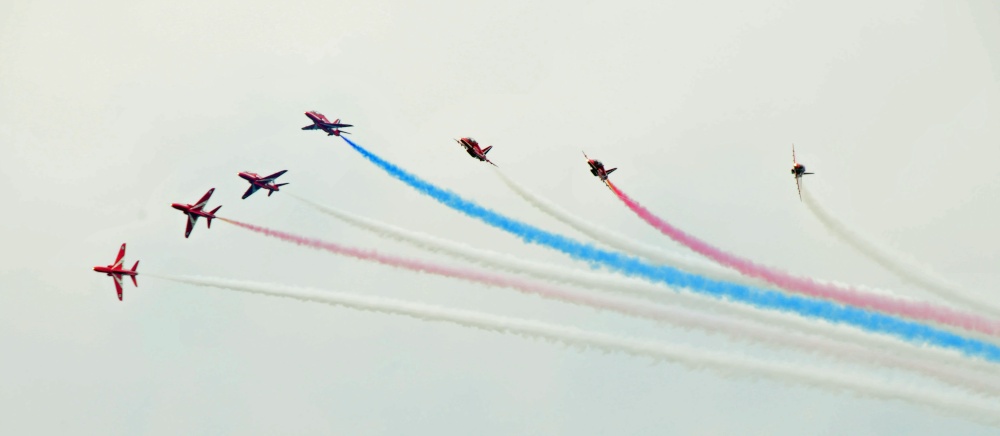 The Red Arrows at Swanage Air Show
