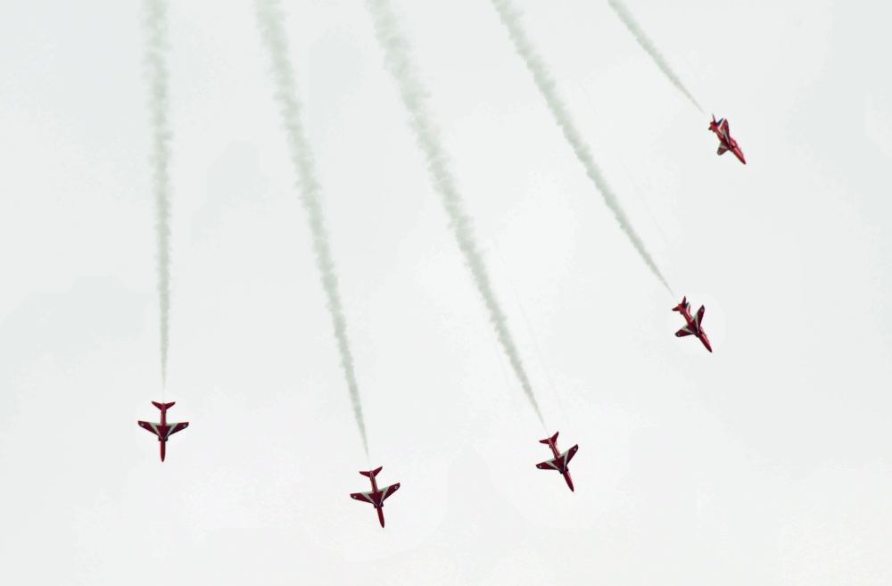 The Red Arrows at Swanage Air Show