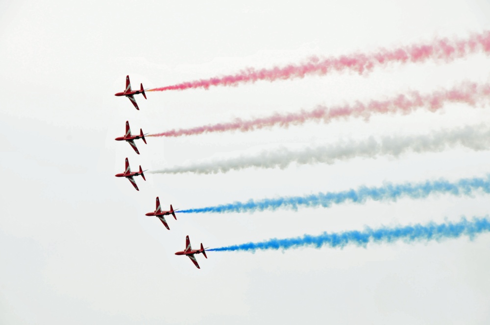 The Red Arrows at Swanage Air Show