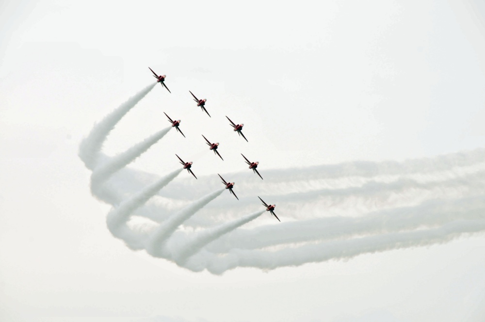 The Red Arrows at Swanage Air Show
