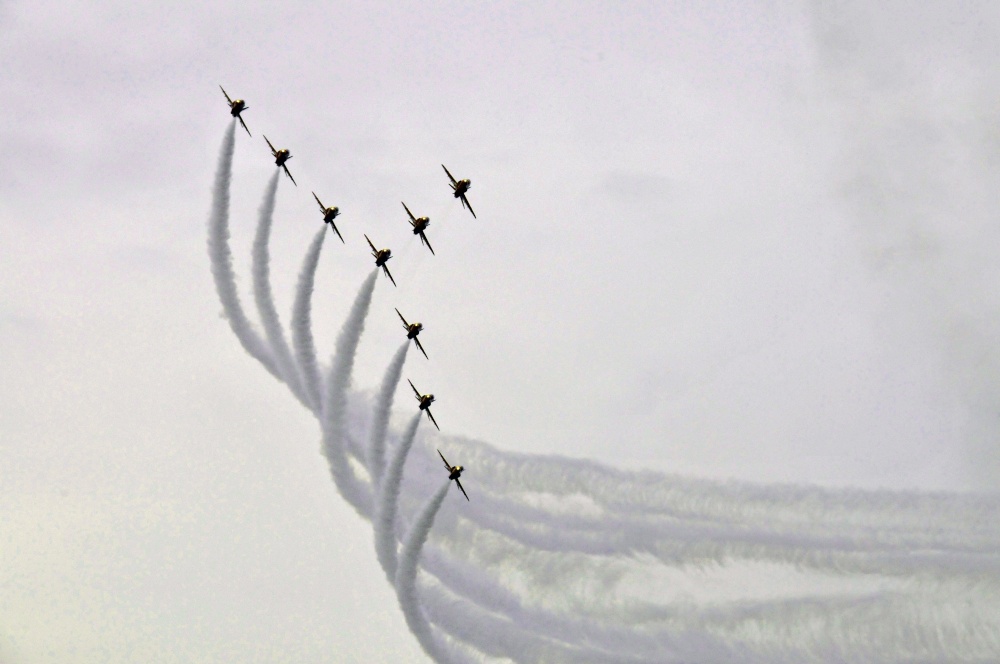 The Red Arrows at Swanage Air Show