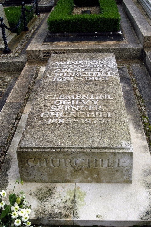 Grave of Sir Winston Churchil at St. Martin's Church