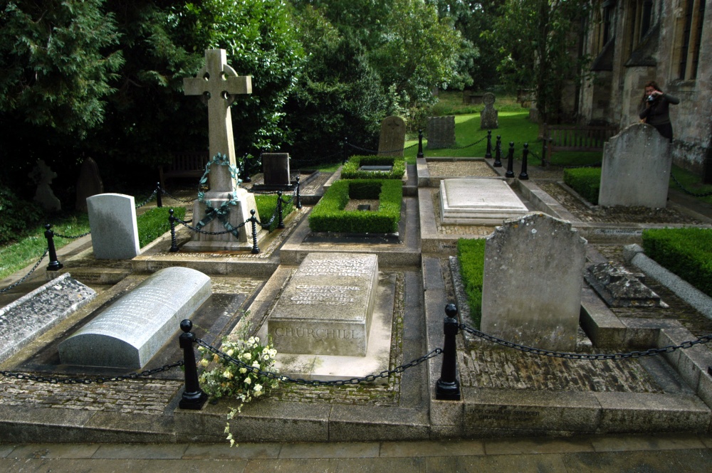 Photograph of Grave of Sir Winston Churchil at St. Martin's Church