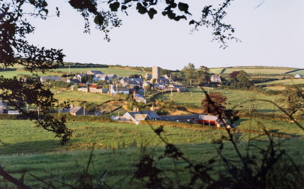 Village of Molland in Devon