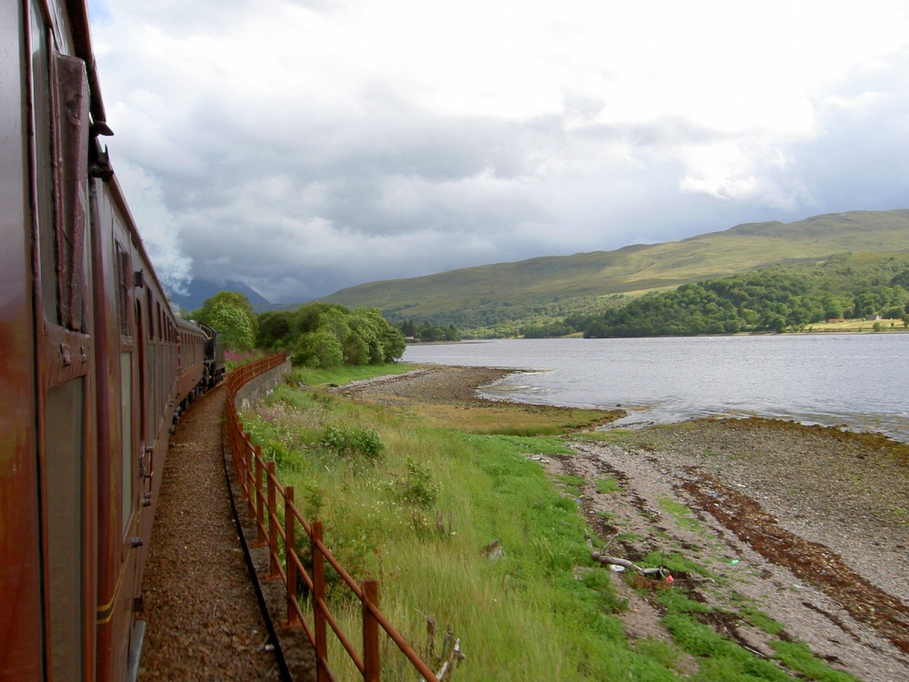 West Highland Railway at Loch Shiel