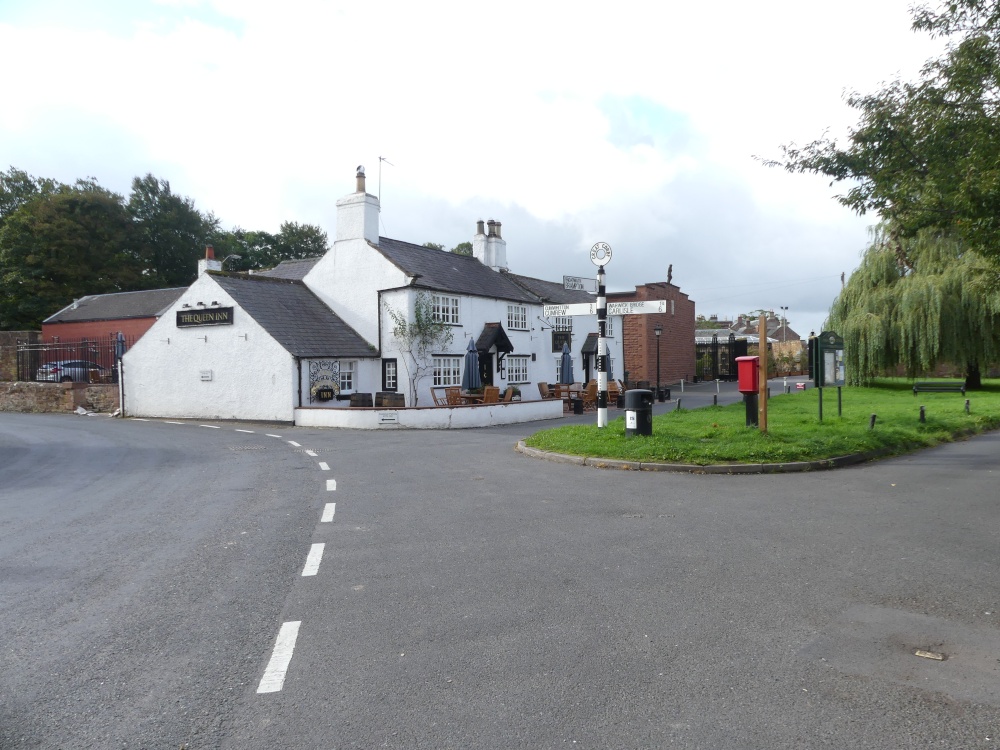 Photograph of THE QUEEN INN GREAT CORBY,CUMBRIA EARLY 19th CENTURY.