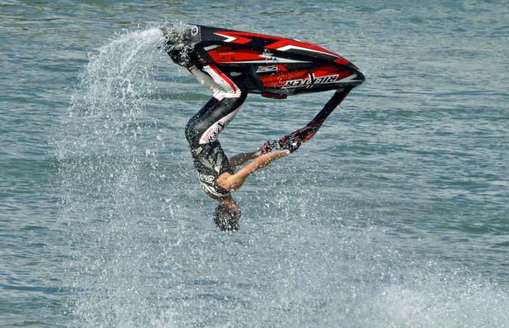 Jet skiing at Middlemoor Water Park
