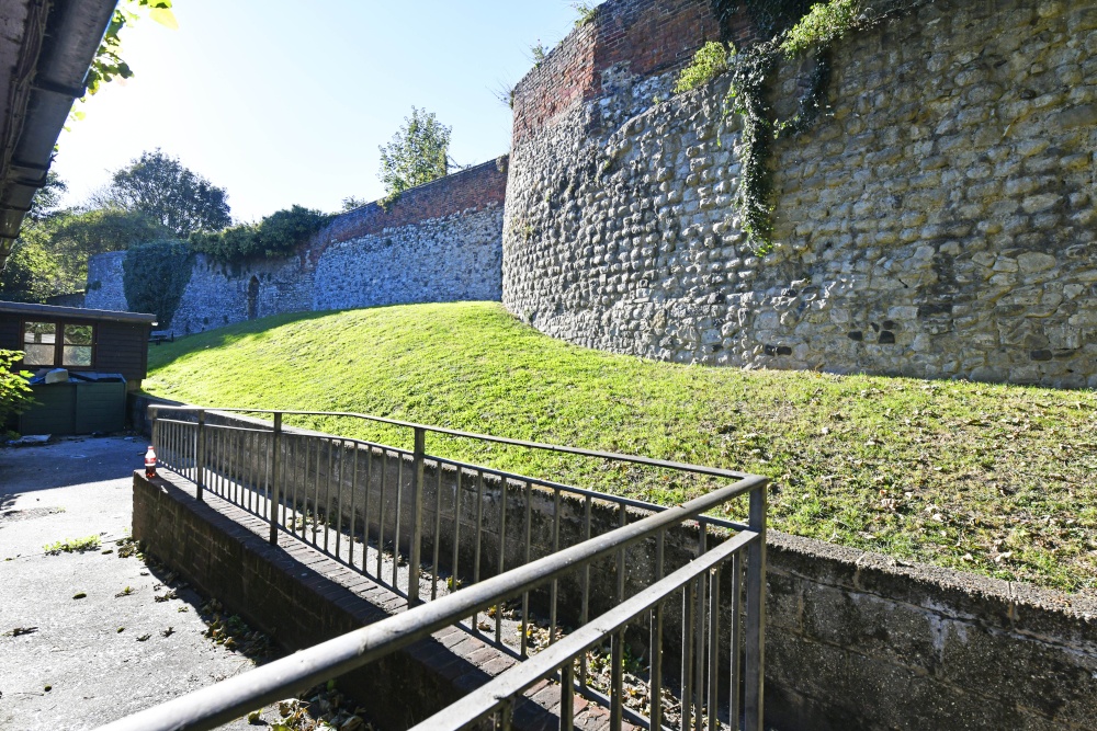 Part of the City Wall in Rochester