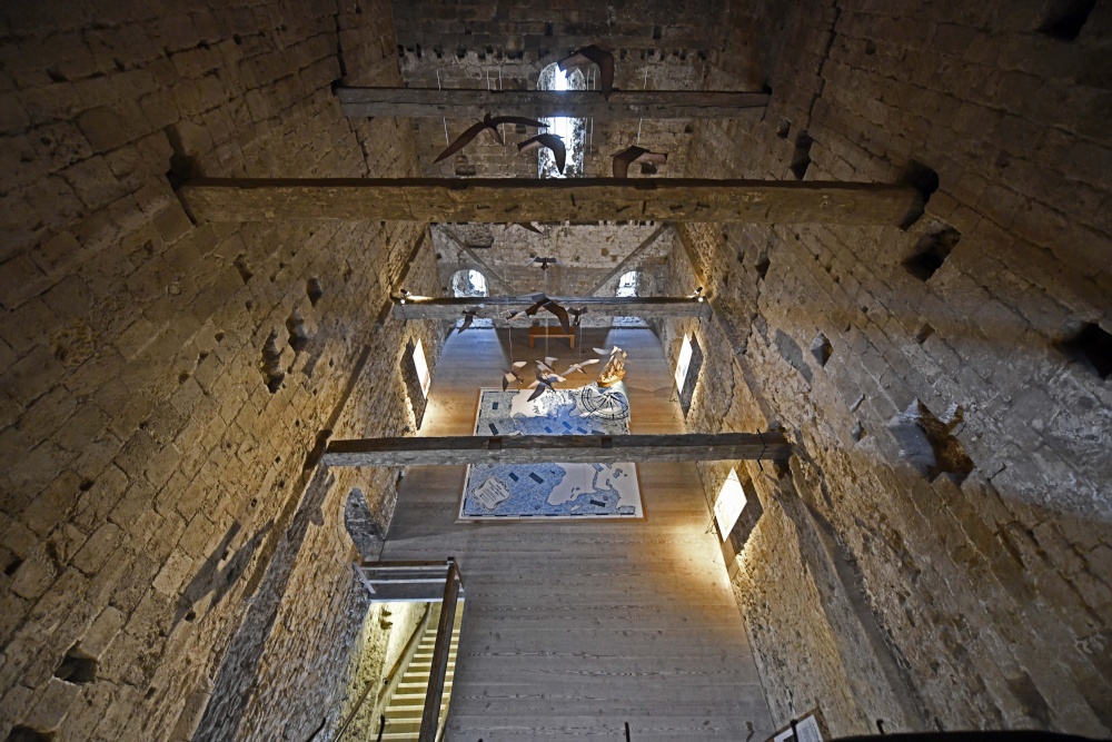 Portchester Castle - inside the Keep