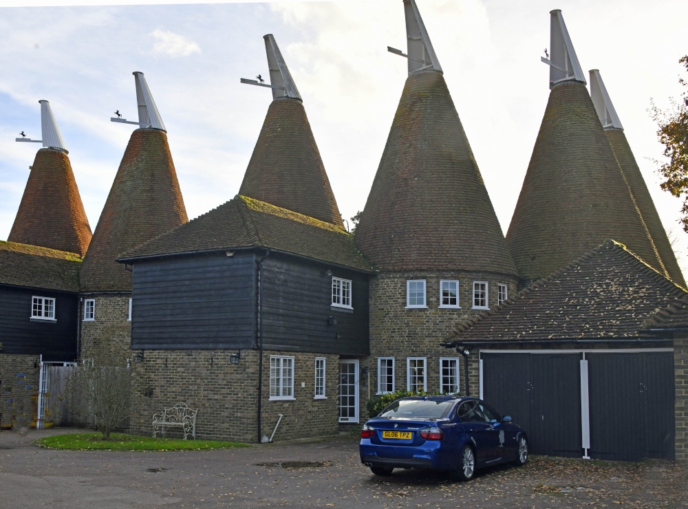 Converted oast houses in Bearstead