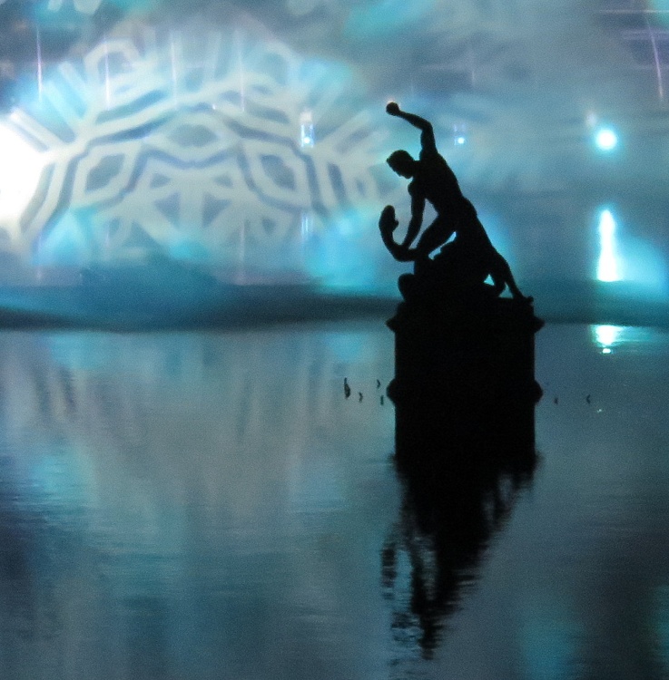 Kew gardens at Christmas 2018