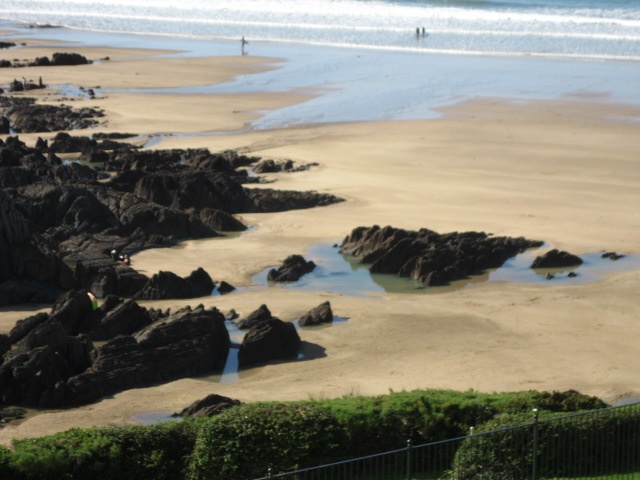 the beach at Woolacombe