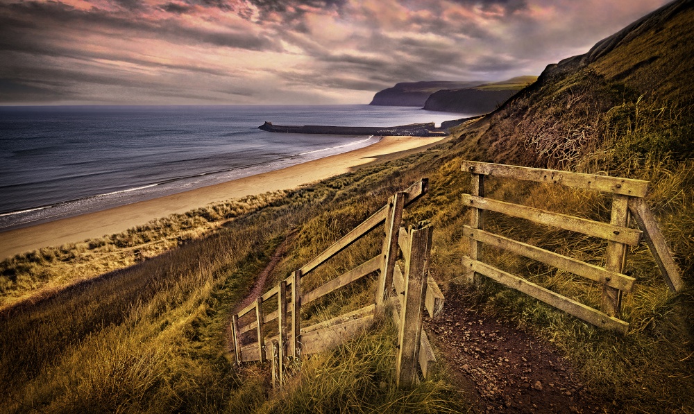 Photograph of Gateway to Cattersty Sands - Skinningrove