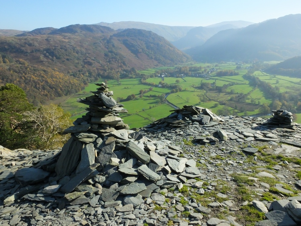 Borrowdale from Castle Crag