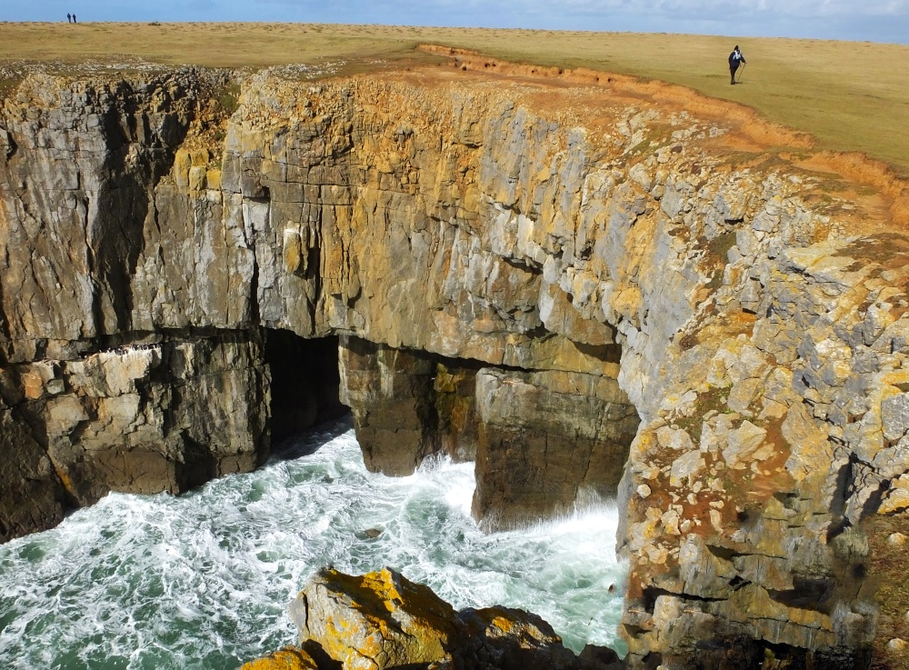 Caves at Stackpole Head, Pembrokeshire Coast photo by Pauline Phillips