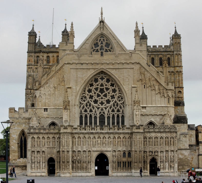 Exeter Cathedral frontage