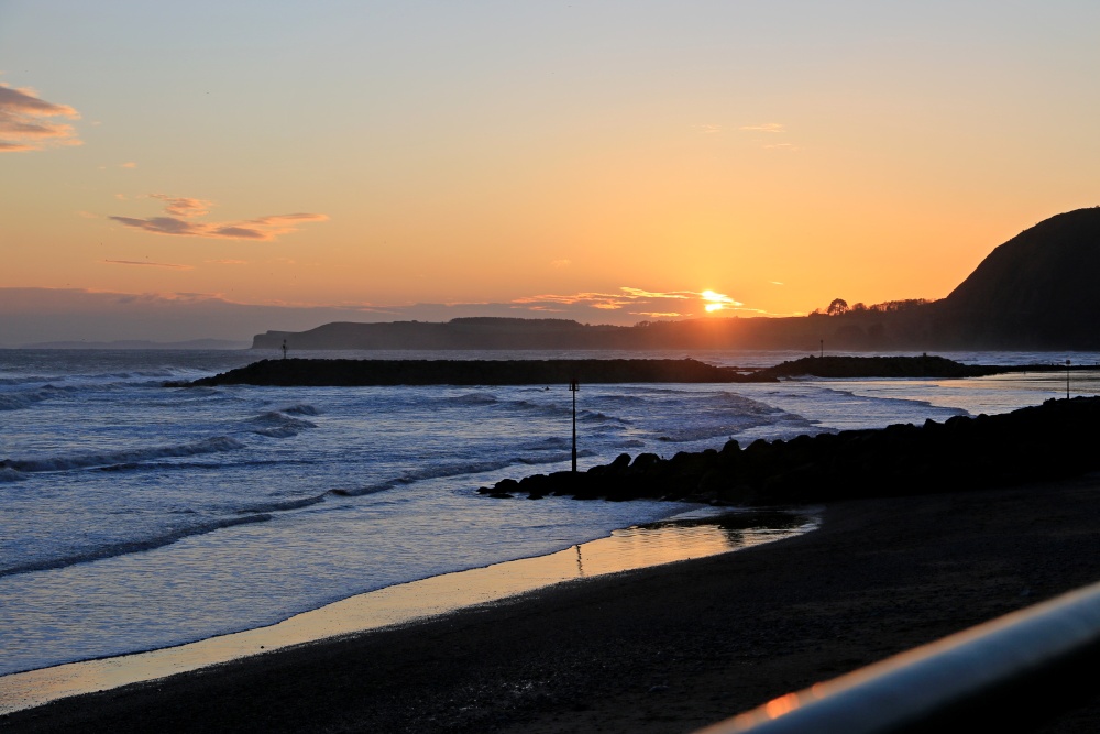 Setting Sidmouth sun