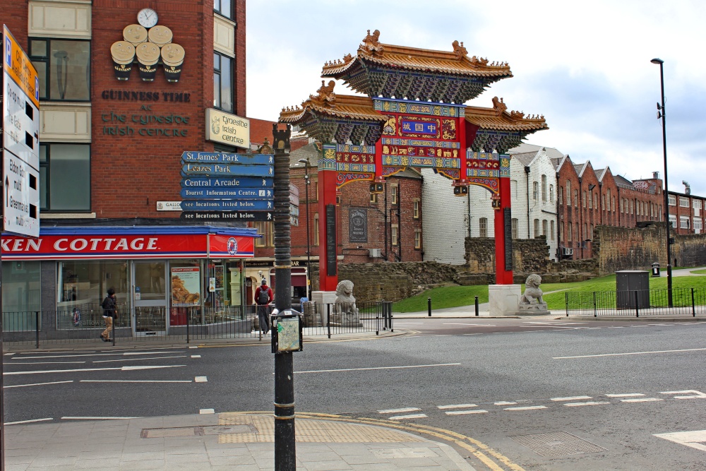 Newcastle's  China Town District
