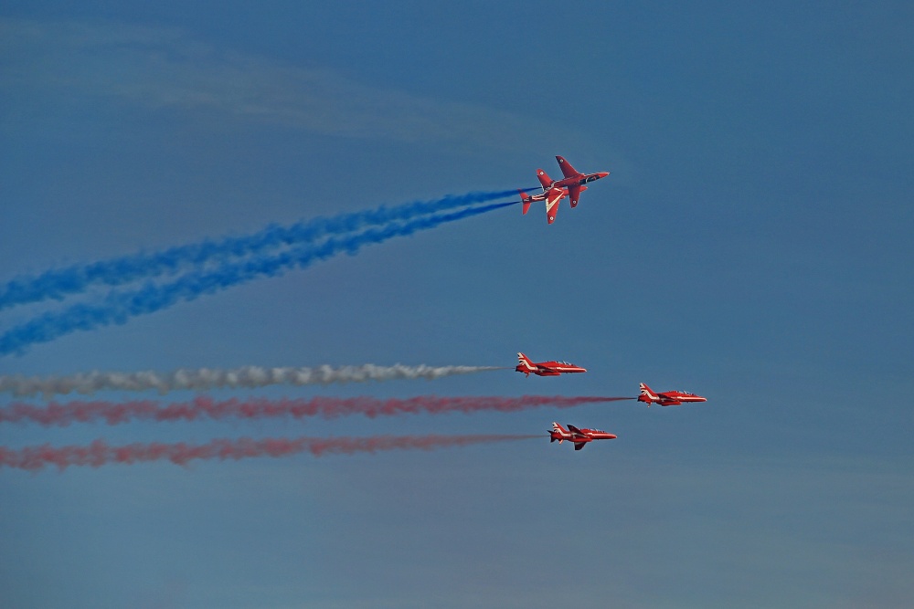 Sidmouth and Red Arrows