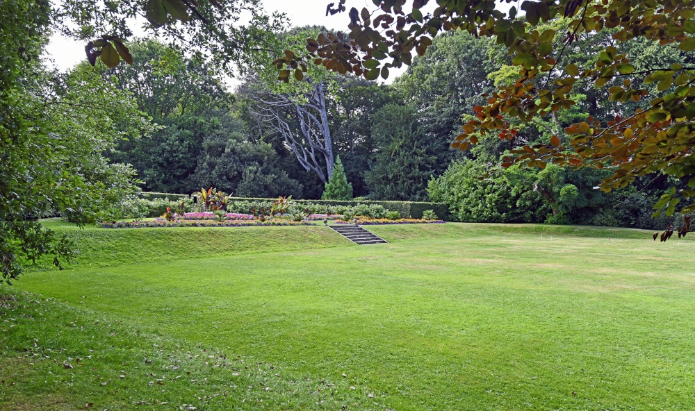Walmer Castle Garden - croquet lawn