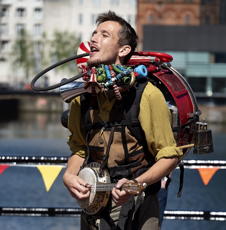 'One Man Band'  Liverpool.