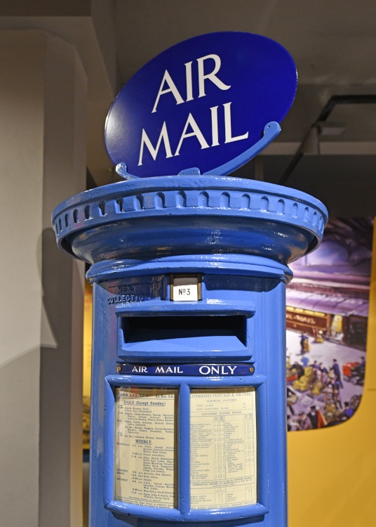 The Postal museum, Air mail only post box
