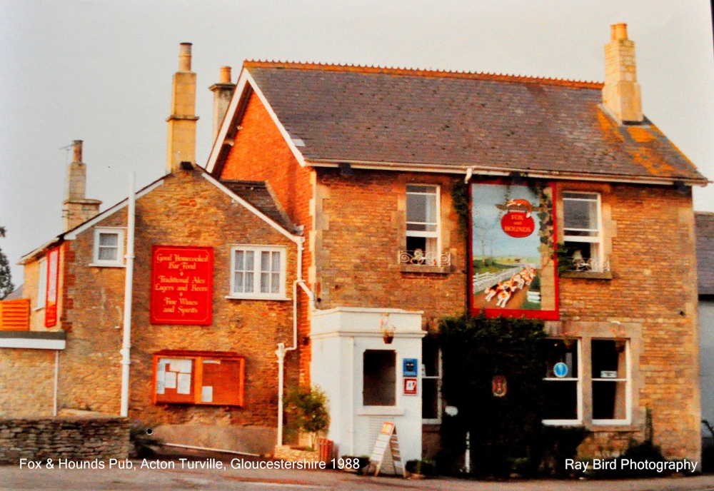 Fox & Hounds Pub, Acton Turville, Gloucestershire 1988
