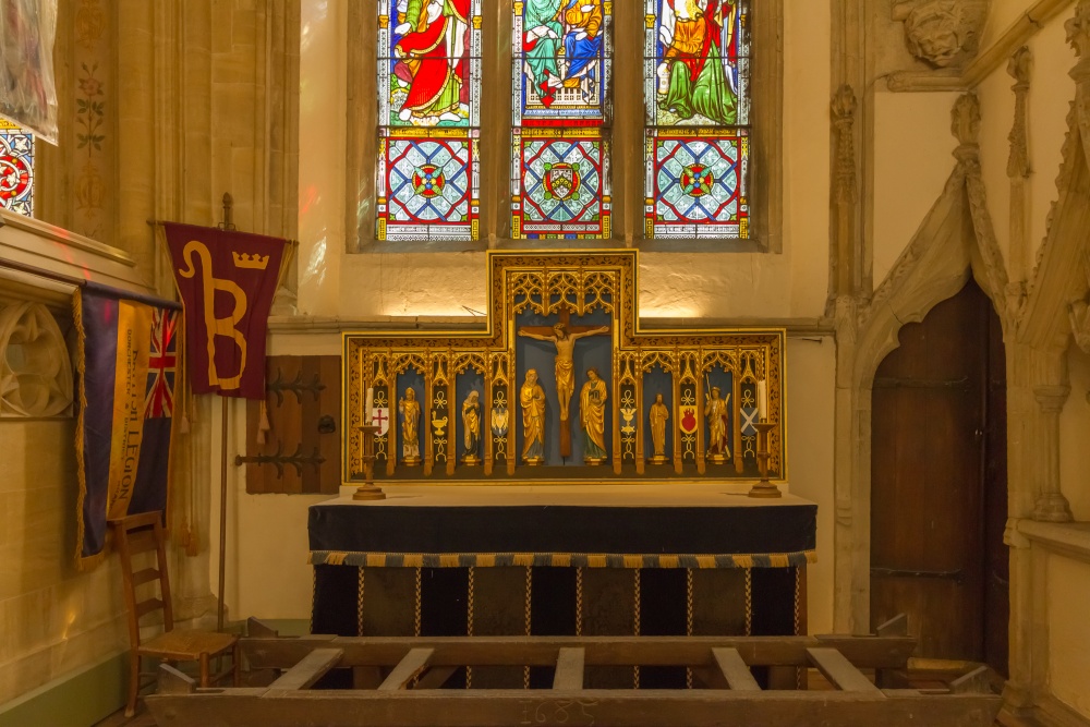 Altar of the Requiem Chapel, Dorchester Abbey photo by Edward Lever